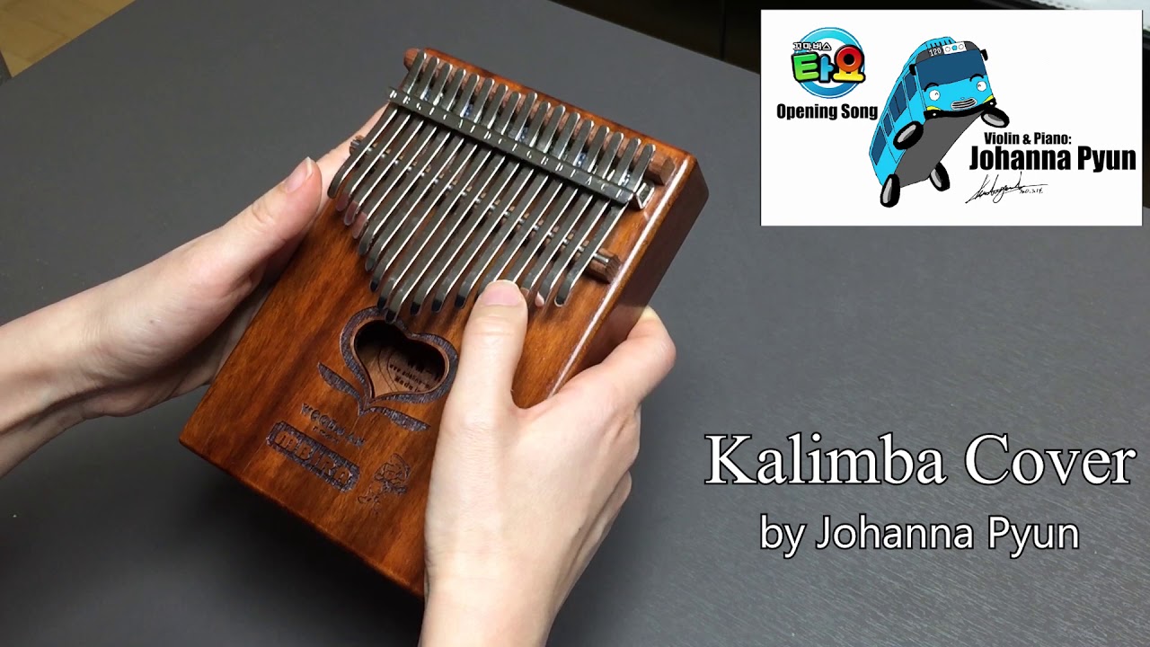 [Self-ensemble] Little Bus Tayo (꼬마버스타요) for violin and piano with kalimba cover / 칼림바 커버