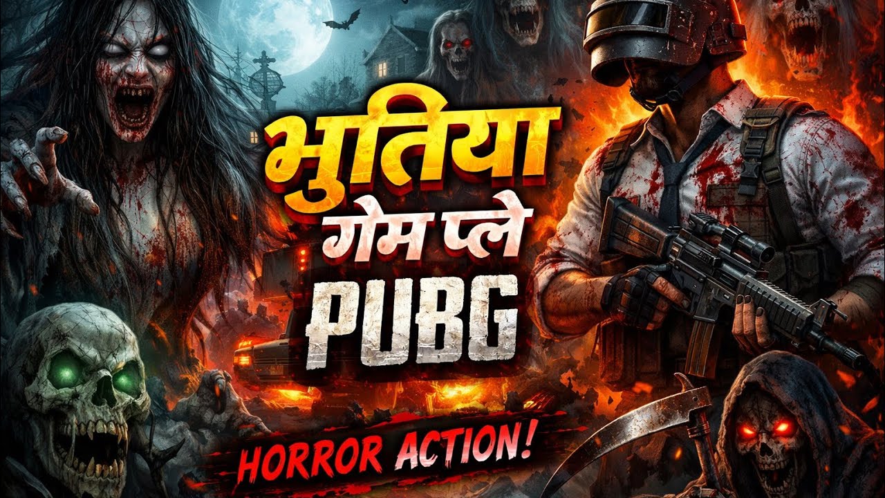 PUBG Mobile Bhutiya Horror Darawni Raat Mein Survival Challenge 😈 Full Action & Thriller Match