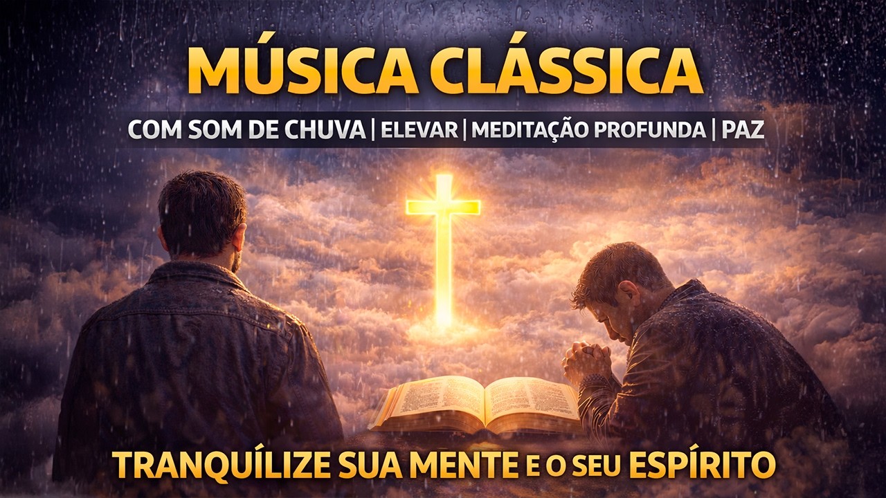 Relaxar depois de um dia corrido 🌌 música suave acompanhada pelo som natural da chuva.