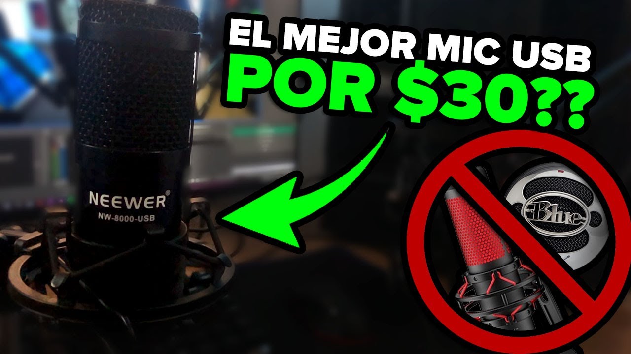 MICRÓFONO BUENO BONITO Y BARATO | Review NW 8000 USB | UrbVic Gaming