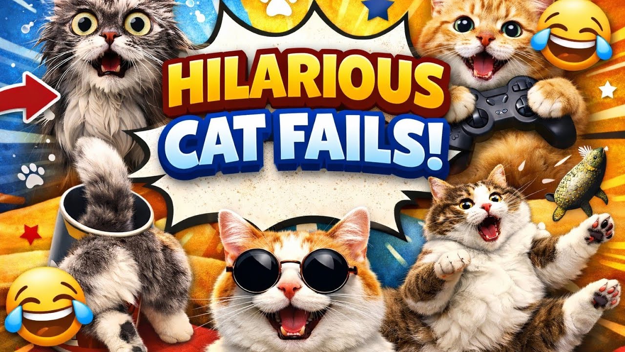 The Funniest Cats in the World 🌍 A Compilation of Jokes