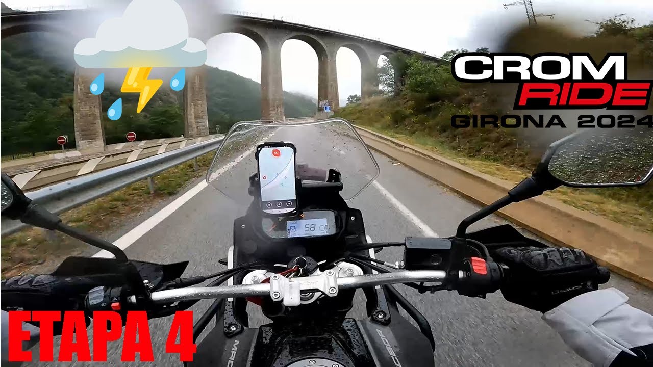 CROMRIDE 2024 | ETAPA 4 | LLUVIA De VILAFRANCA DE CONFLENT  a LA MASELLA con la Macbor Montana XR5
