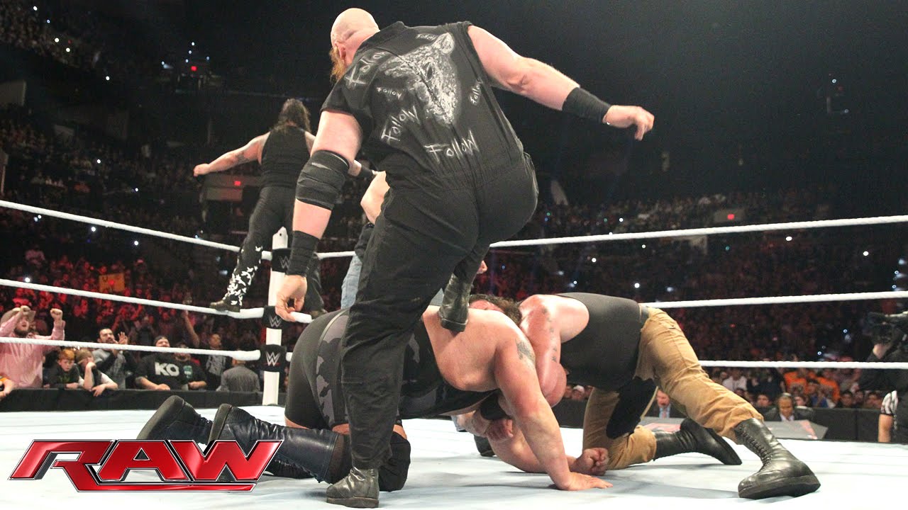 Семья Уайаттов побеждает Биг Шоу и Райбека: Raw, 4 января 2016 г.