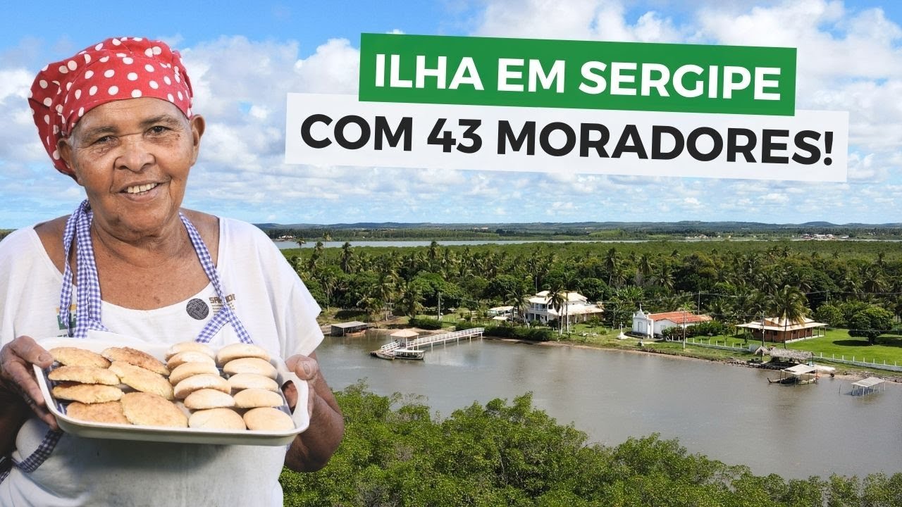 Apenas 43 pessoas vivem nesta ilha em Sergipe!