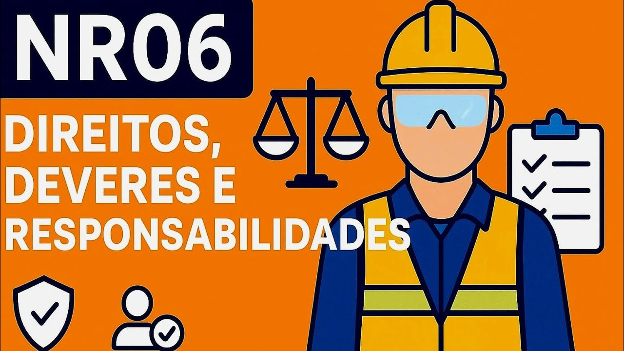 Aula 13| NR06 - 🦺⚖️ NR06: Direitos, Deveres e Responsabilidades sobre EPIs | 