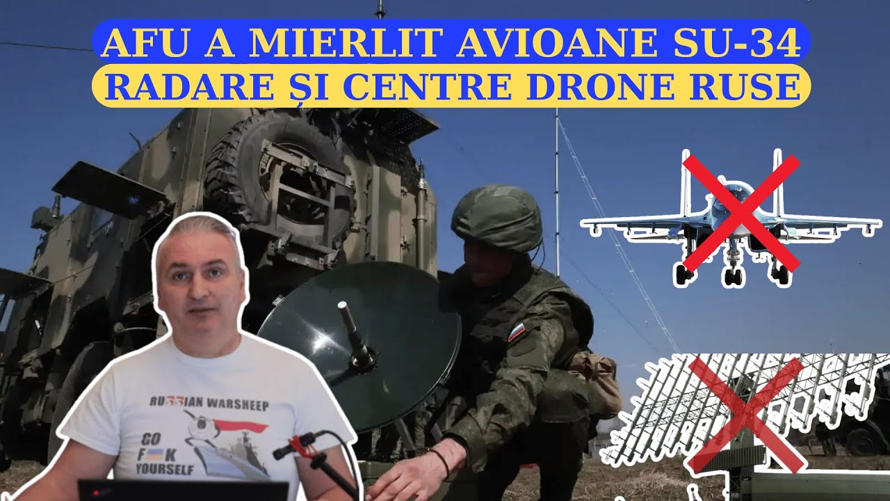 AFU a distrus Avioane | Stații radar și centre de control ale dronelor ruse