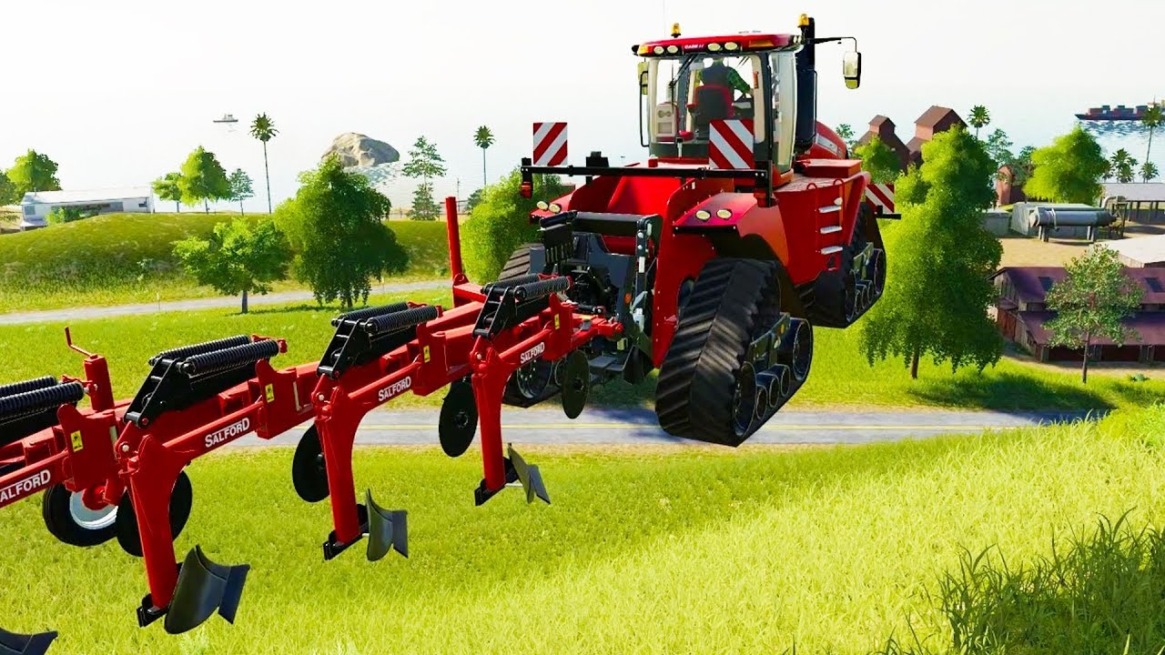 I Destroyed Farming With a 52,000,000 HP Tractor - Farming Simulator 19