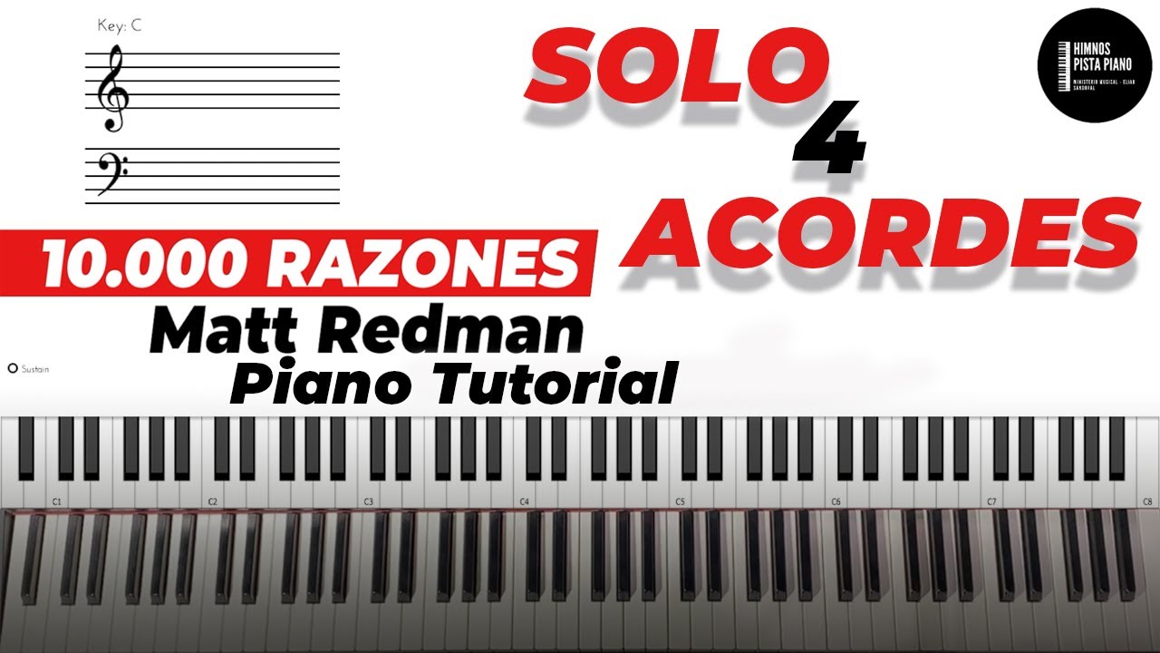 Aprende a TOCAR en PIANO | 10.000 Razones (Piano Tutorial)