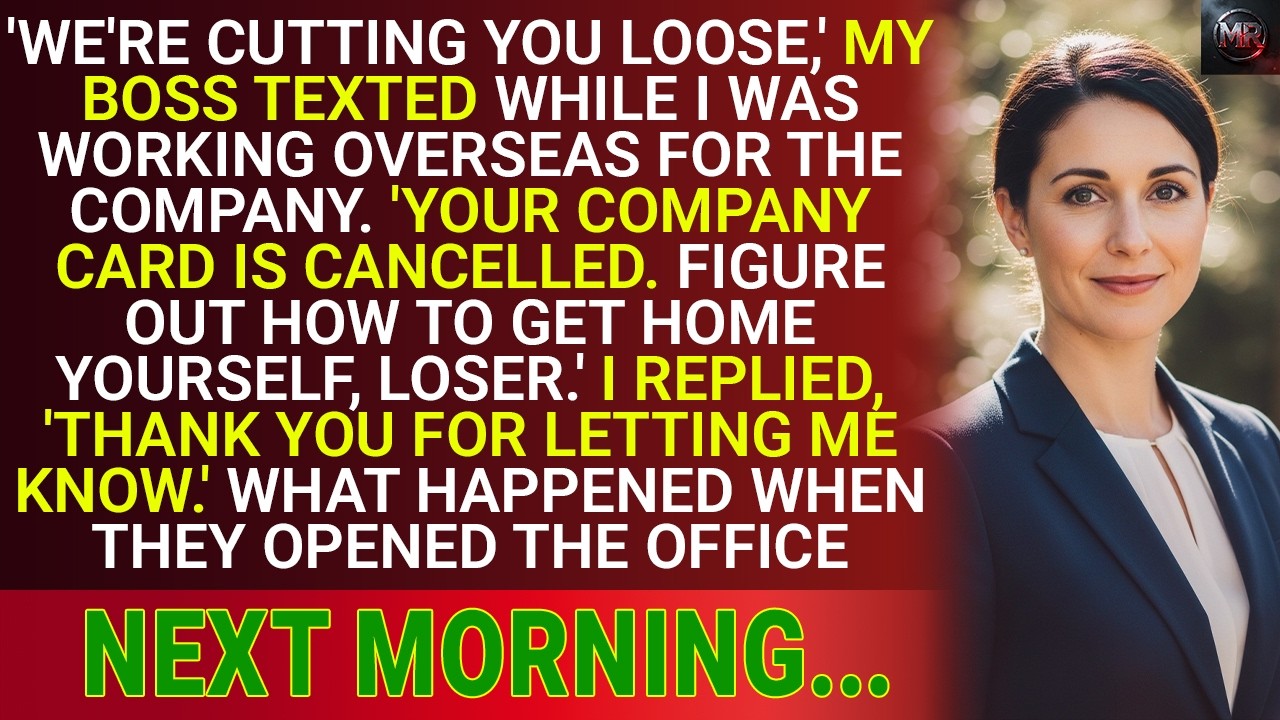 They Left Me Stranded Overseas; The Company Card Stopped