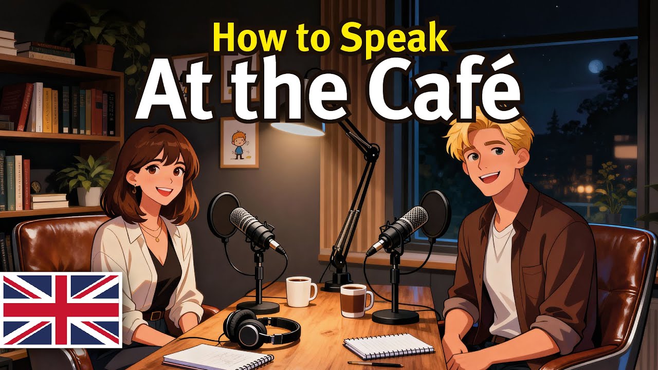 Learn English at the Café ☕ Simple Conversation for Beginners | Easy English Listening