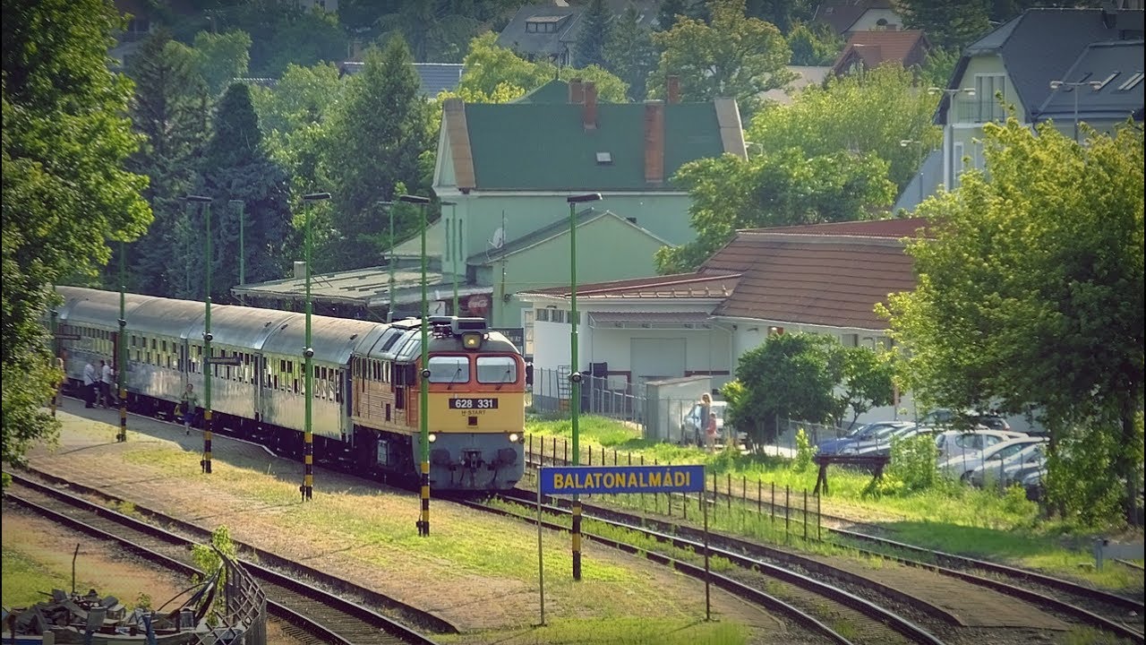 Vonatok a Balaton északi partján (1.rész) **Trains at lake Balaton**