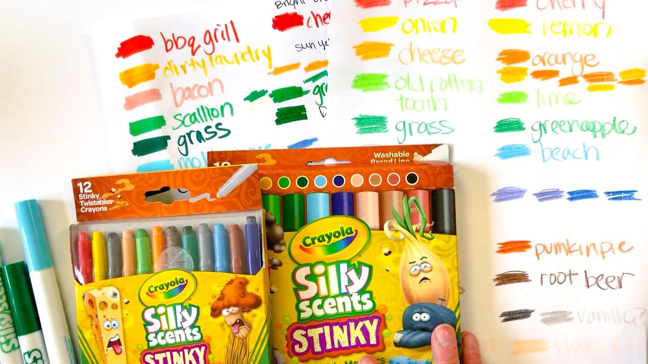 Stinky Crayola Markers and Crayons: Do You Need Them?