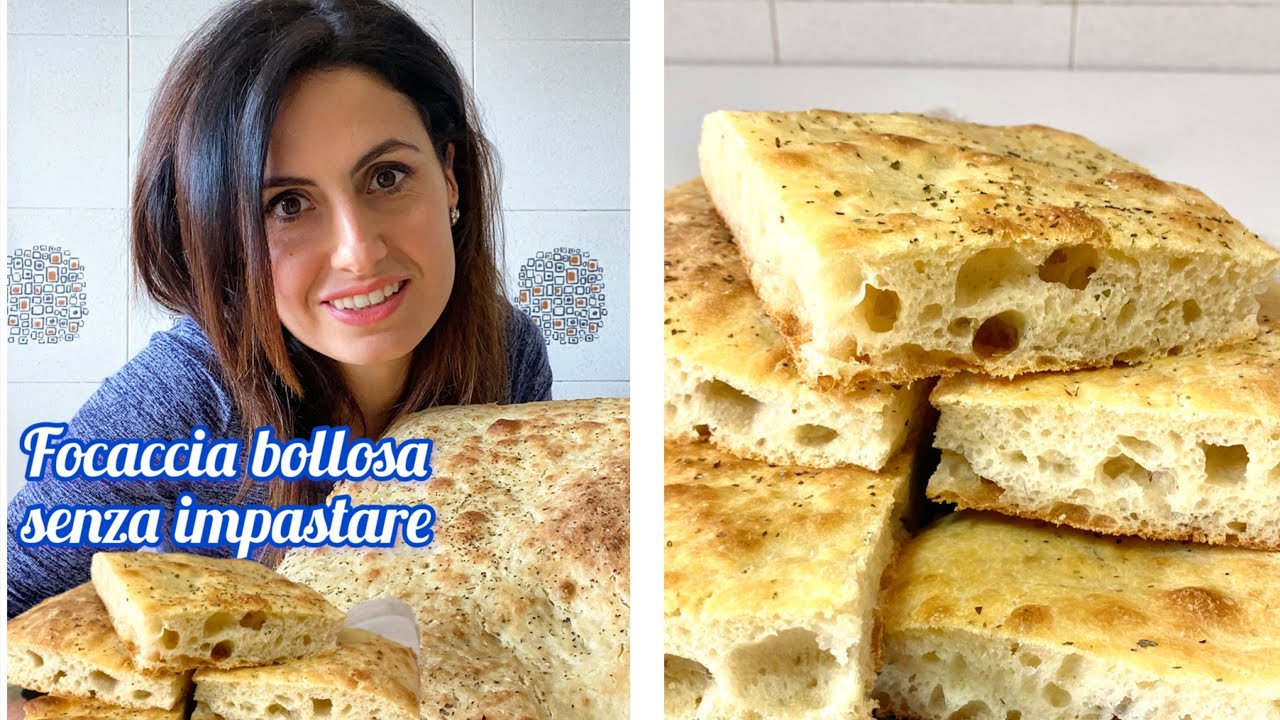 FOCACCIA BOLLOSA SENZA IMPASTARE