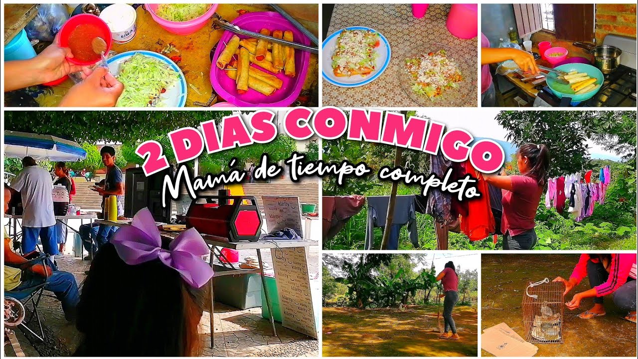 ASI ES LA VIDA DE UNA MAMA EN EL CAMPO❤️ Lavado / Comida / Aseo / Paseo