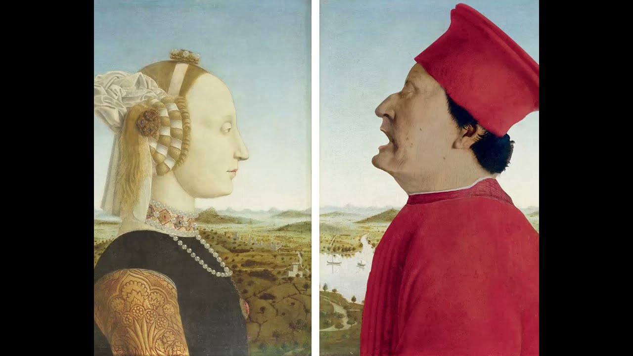 Animated Portrait of Federico da Montefeltro by Piero Della Francesca