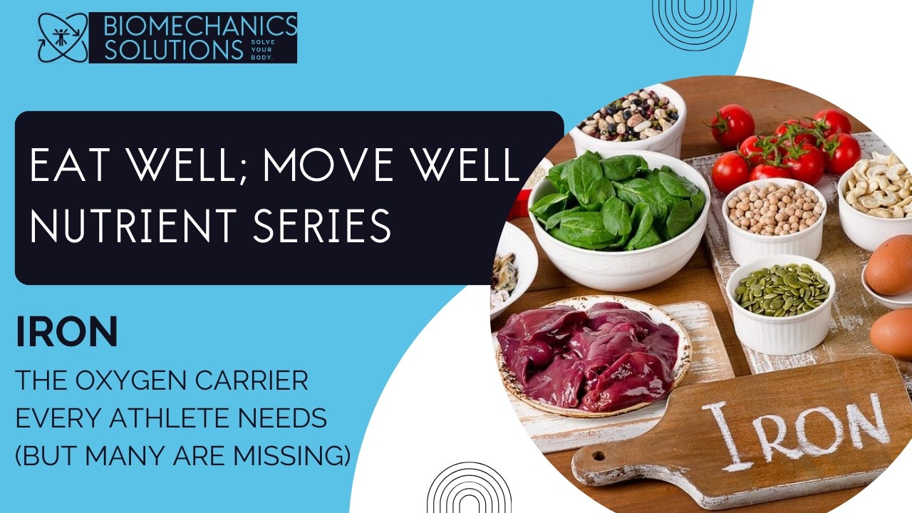 Eat Well; Move Well Nutrient Series: Iron | The Oxygen Carrier Every Athlete Needs