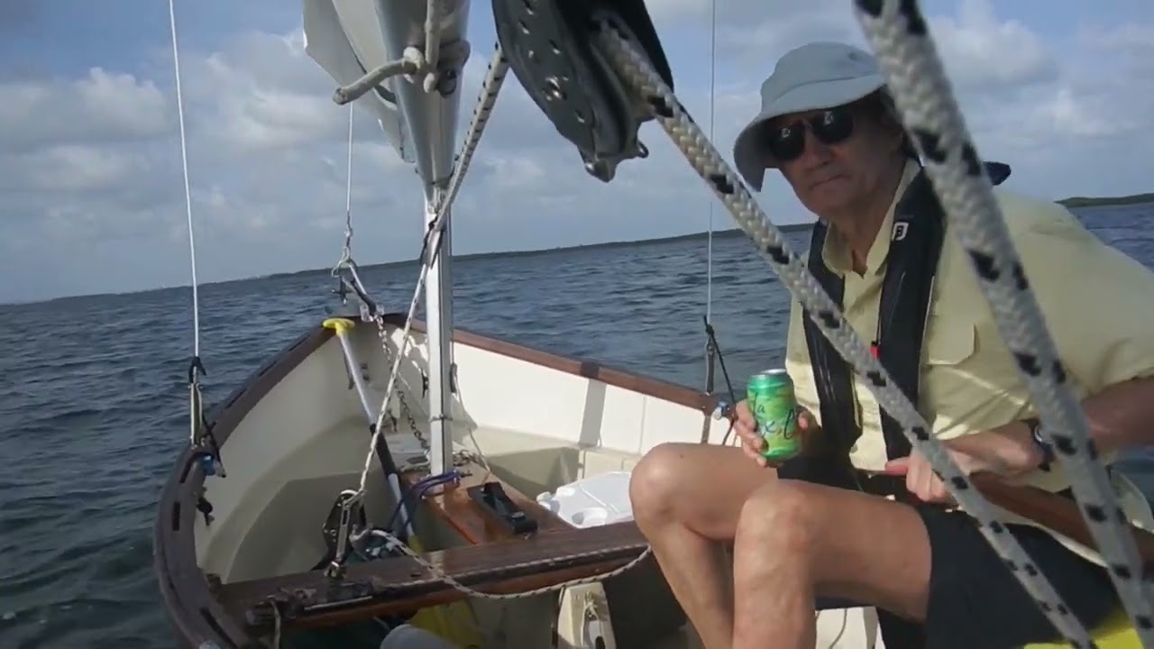 Sailing the Bauer-10+ - Boom-Cam3 testing on 071023 (Shakey - no dampening)