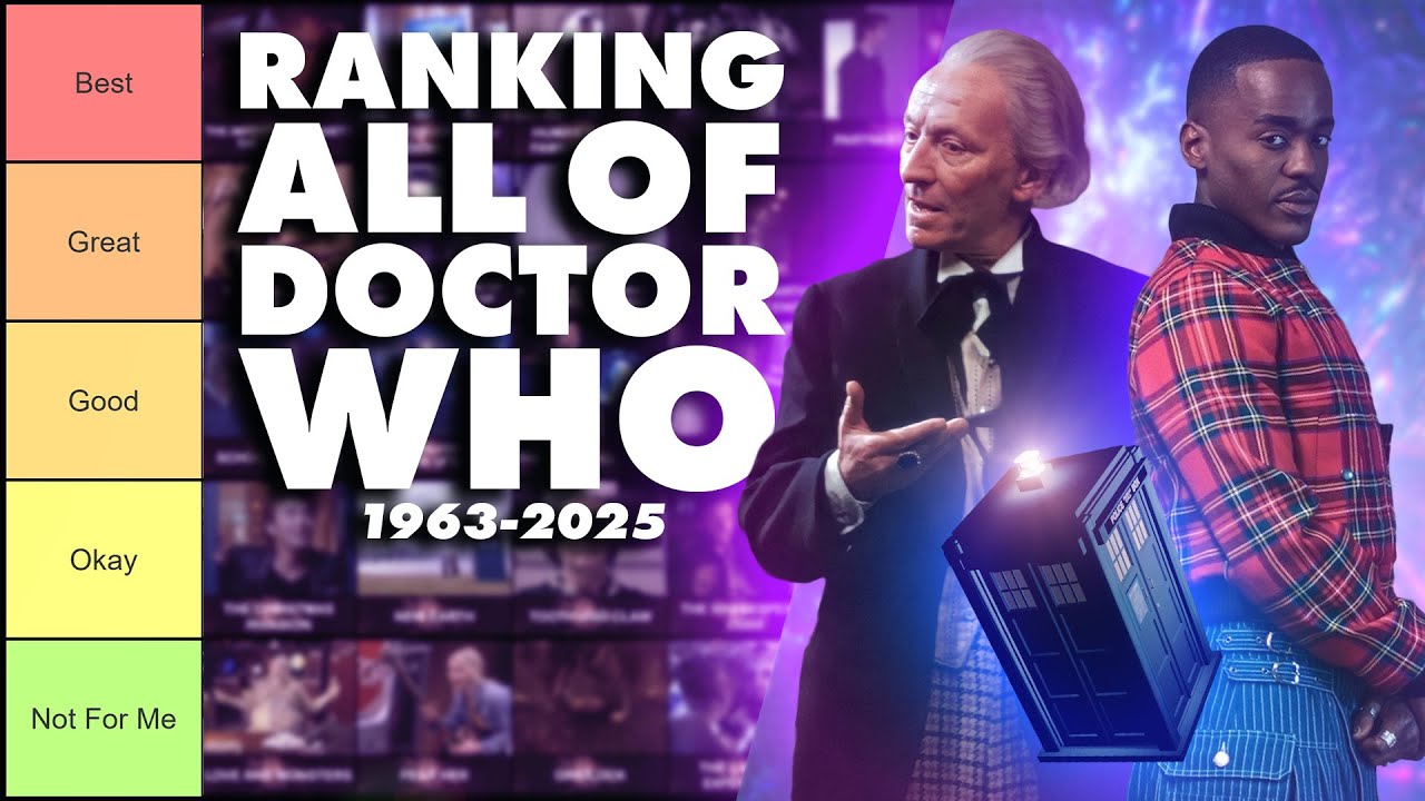 Ranking All of Doctor Who (1963-2025) | Doctor Who Tier List