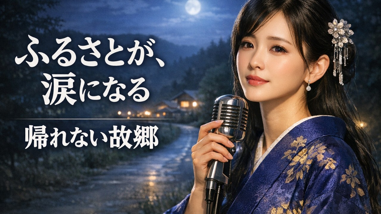 心に残るふるさとの記憶、涙を誘う女演歌集｜振り向いて泣いたふるさと道