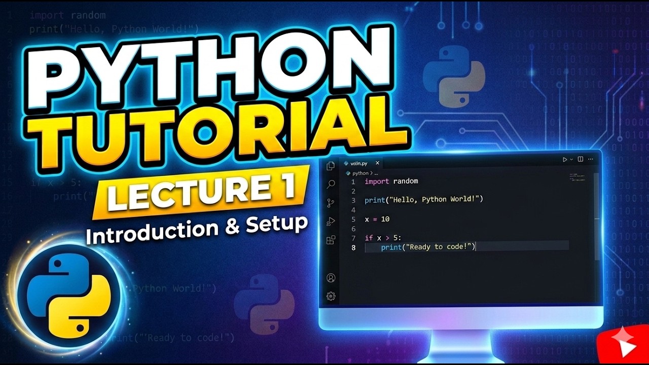 Lecture - 1 | Python Tutorial for Web Development in Bangla