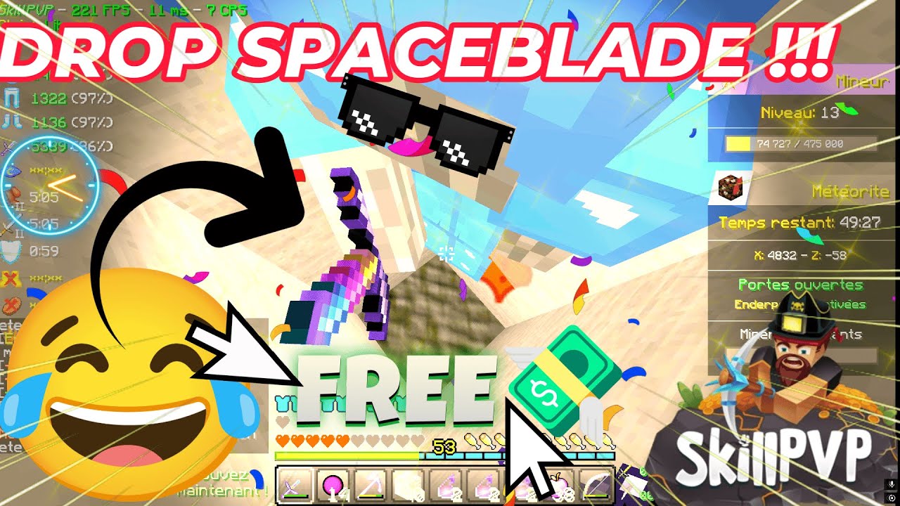 SKILLPVP V15 😀[TRAPPING MONTAGE+DROP SPACEBLADE !!!] & Concours 5 pb's !🤑