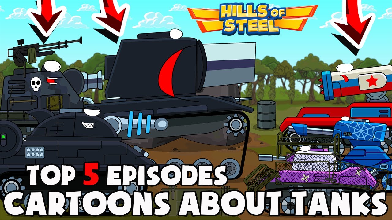 Top 5 funny episodes. hills of steel animation