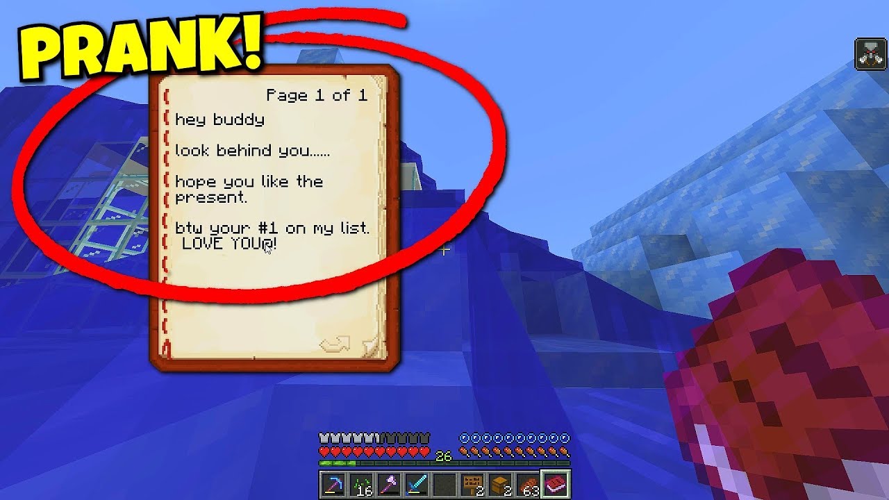 i pranked formula, nicks, and razz... you're welcome :)