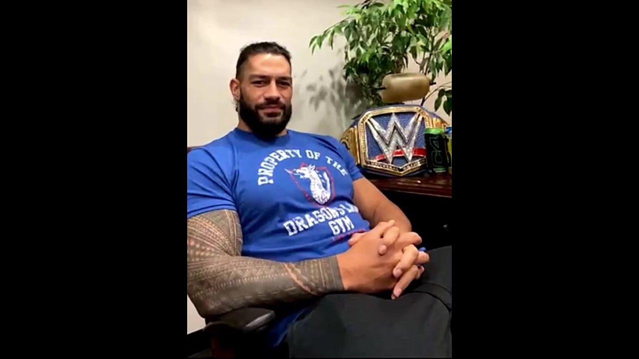 Roman Reigns - HD / Instagram Live Video with C4 Energy / Aug 27, 2021