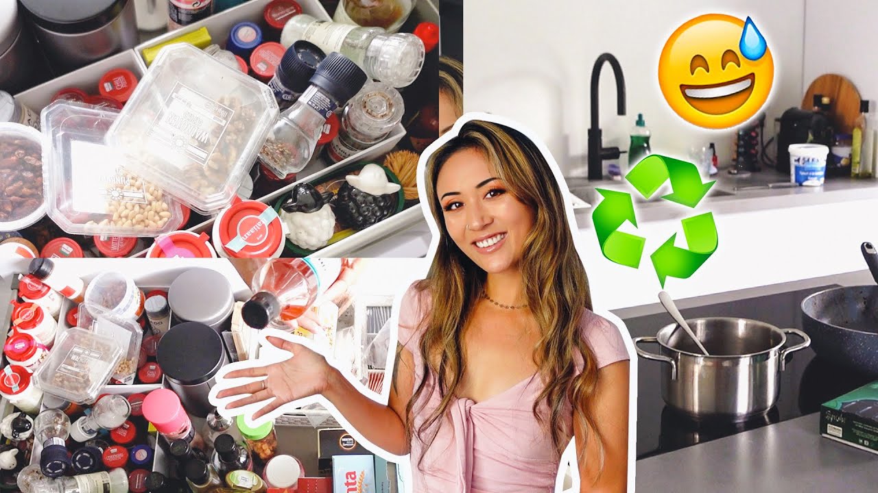 Help!😂 KEUKEN EN VOORRAADKAST OPRUIMEN EN ORGANISEREN 🤩✨ ShelingBeauty