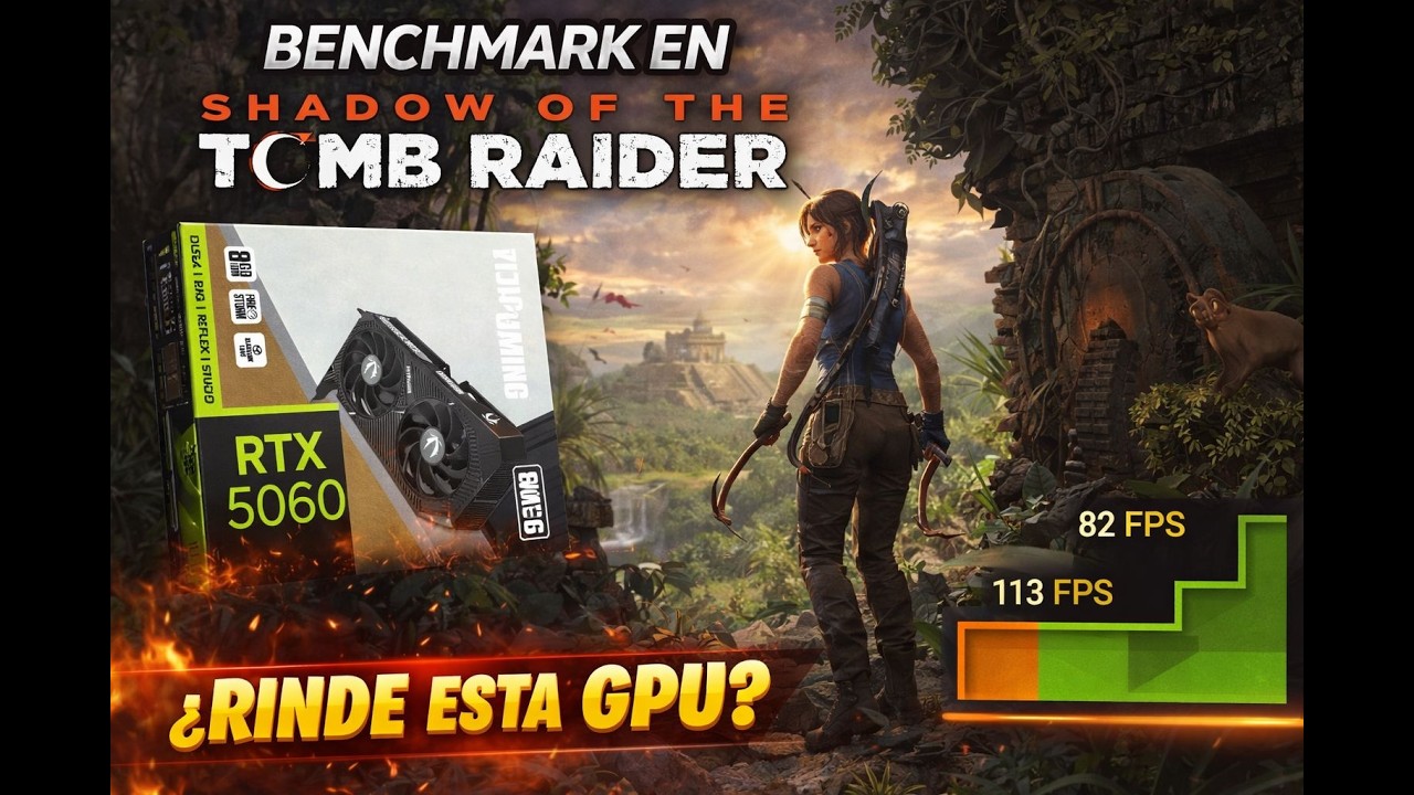 ✅ RTX 5060 ✅ vs Shadows of the Tomb Rider✅ [Performance Test]