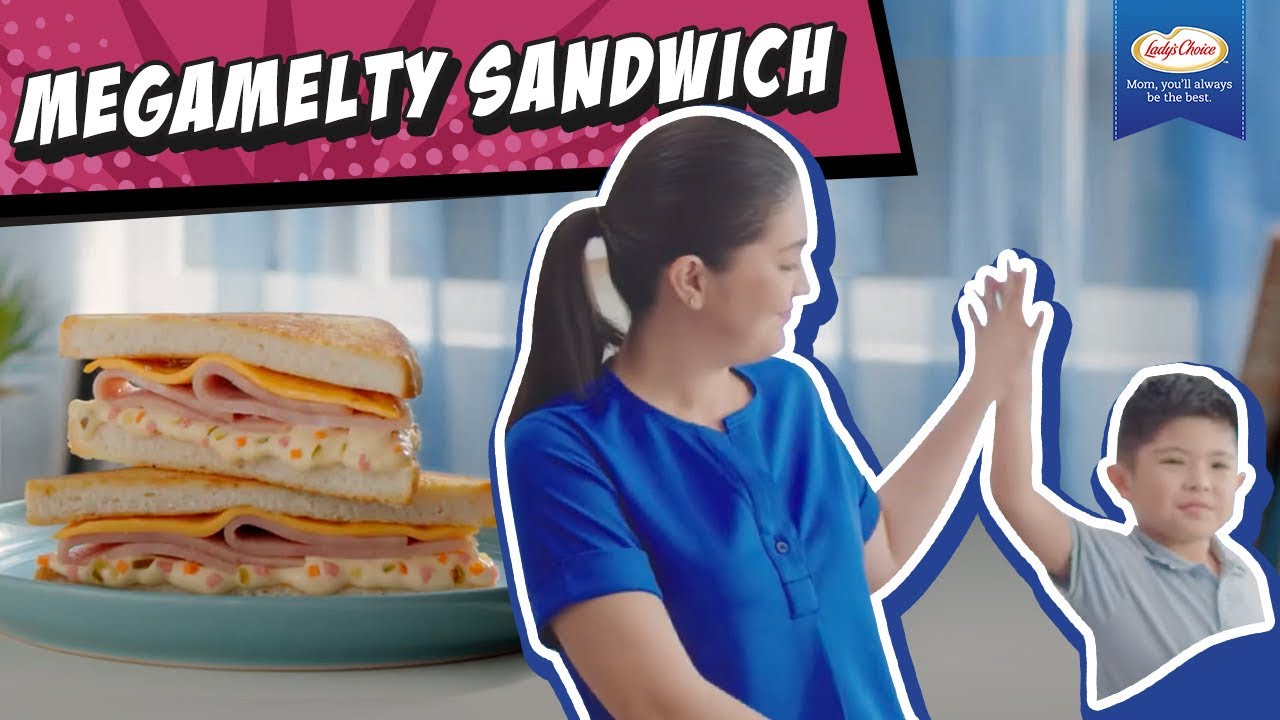 Mega Melty Sandwich with Dimples and Alonzo