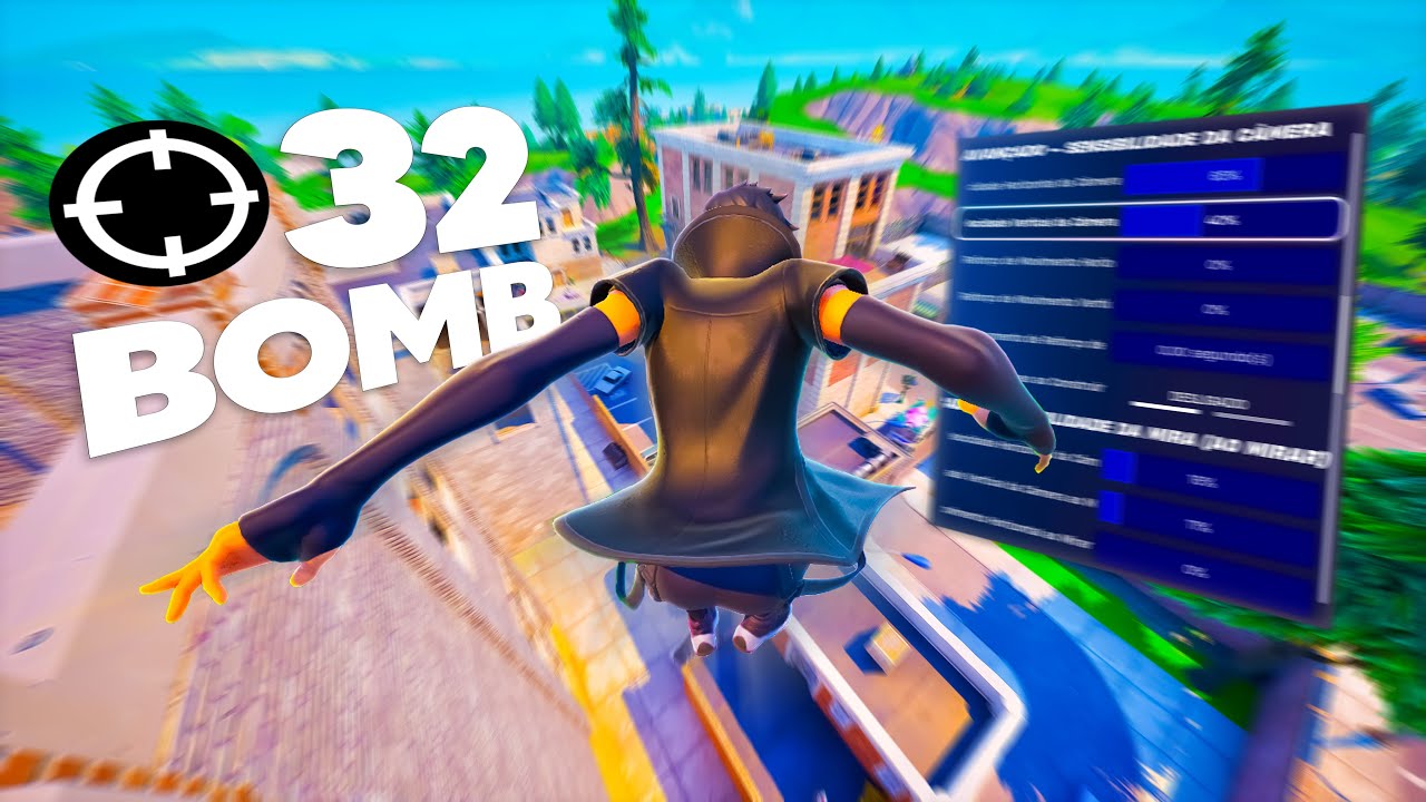 32 BOMB solo VS squads fortnite RELOAD zero build + melhor SENSI pro controle (ATUALIZADO PC PS5)