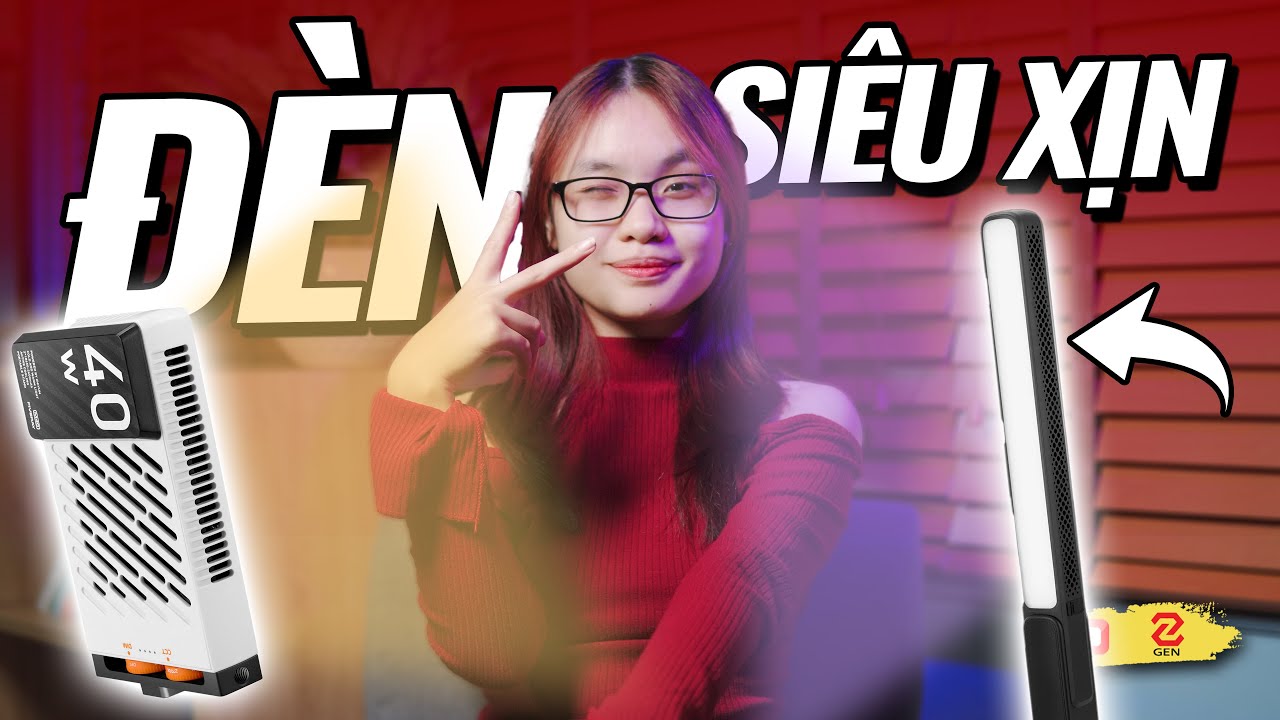 Đánh giá Zhiyun FIVERAY F100 & M40: đèn cầm tay siêu gọn công suất tận 100W | GenZ Viet