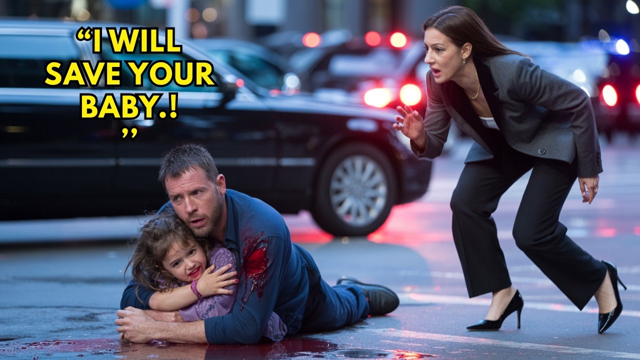 Single Dad Took a Bullet to Save a Little Girl — Three Minutes Later, Her CEO Mom Arrived