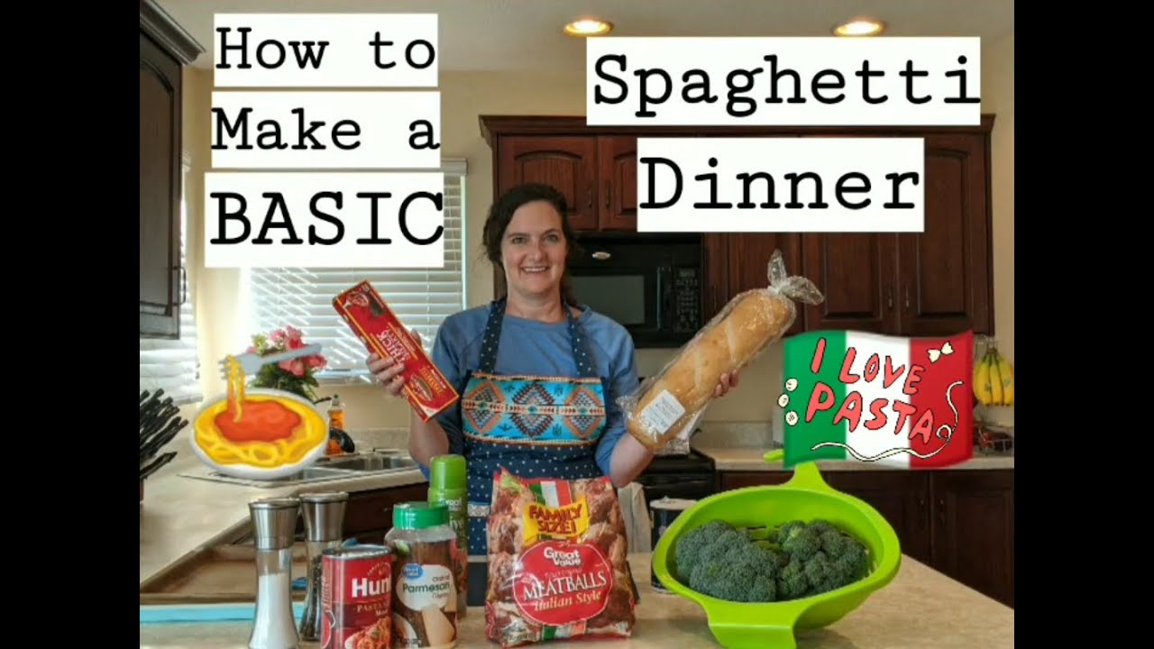 Mom, How Do I Make a Spaghetti Dinner?