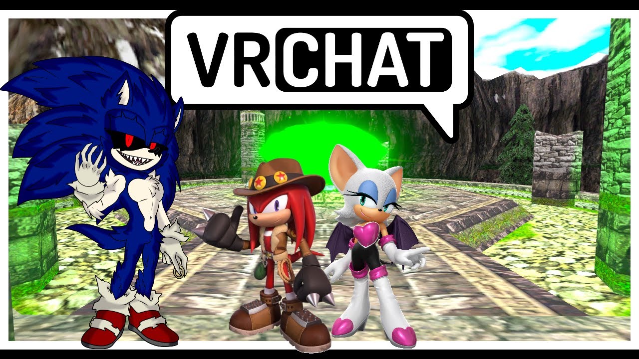 Exetior returns 84 Rouge to Möbius 1984 and reunites with Knuckles |#vrchat