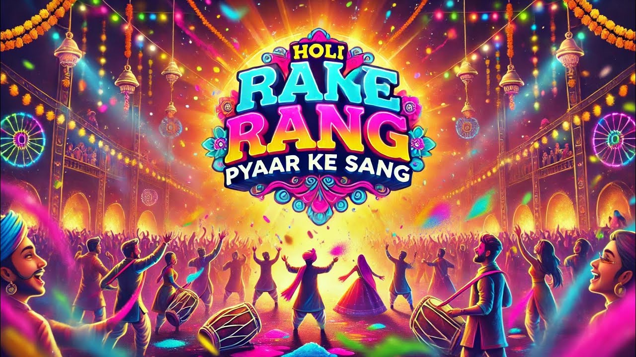 Holi Ke Rang, Pyaar Ke Sang | Holi Special Song | AI Hindi Song | AI Singer