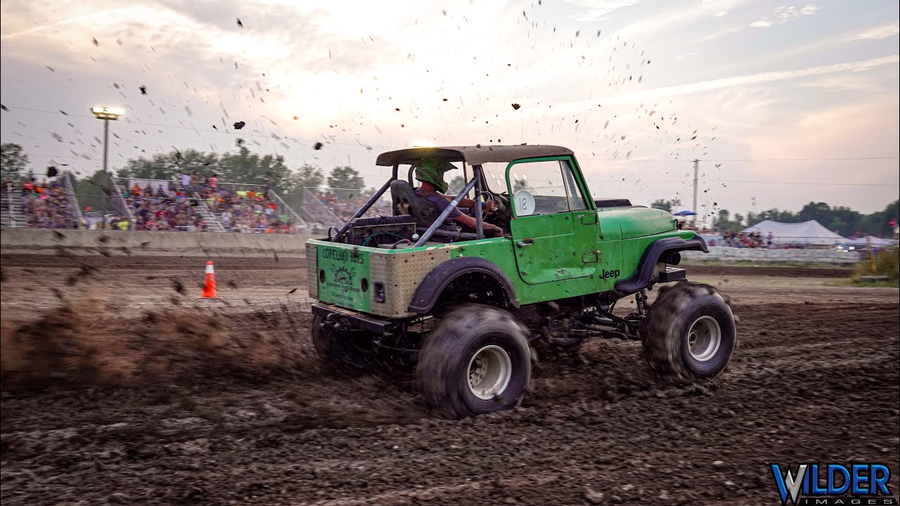 One Ton Fun Truck Races @ Michigan Mud Jam 2024!