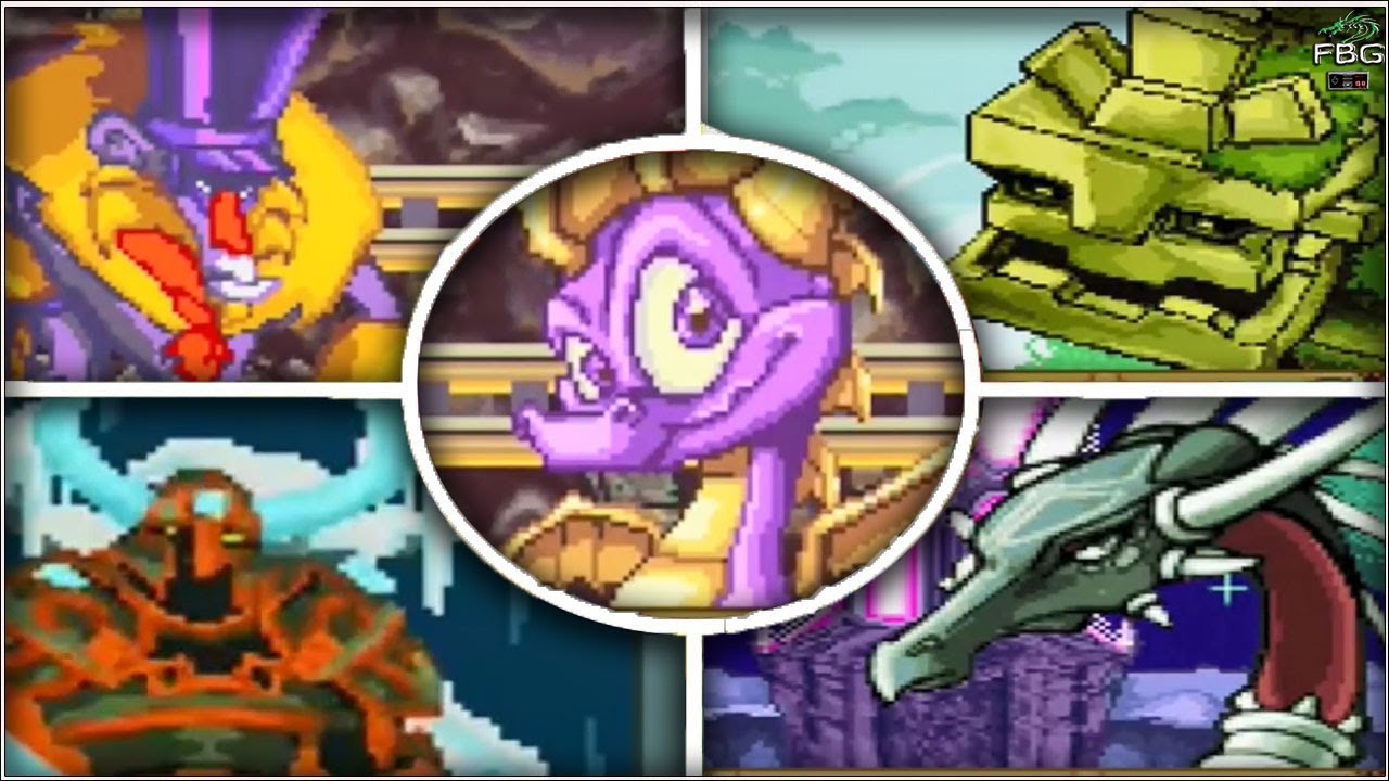 The Legend of Spyro A New Beginning - All Bosses