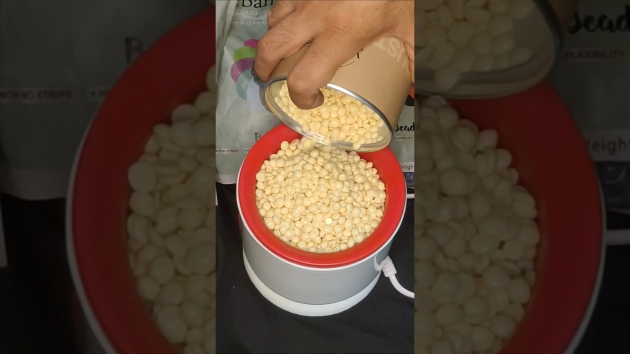 hard wax review ( #viral ) hard wax beans #hairremoval #shortsfeed #waxings #hairwax #shorts