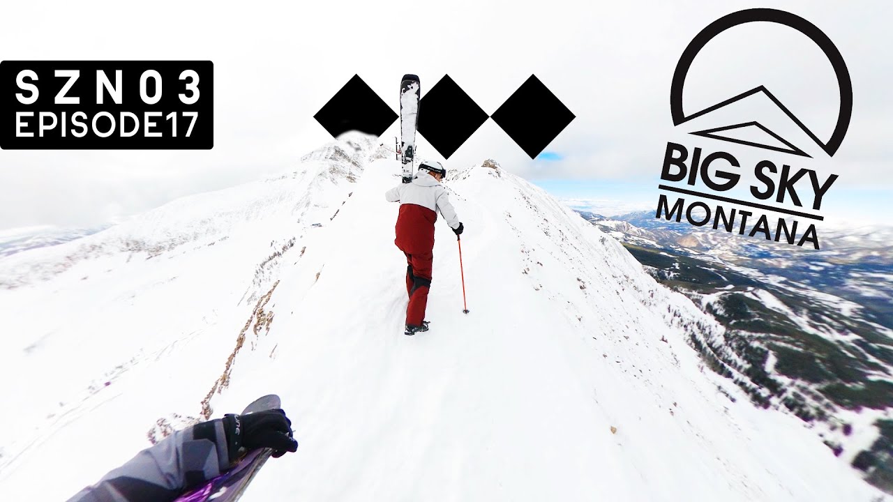 Катание на лыжах по HEADWATERS в BIG SKY! | vanlife montana