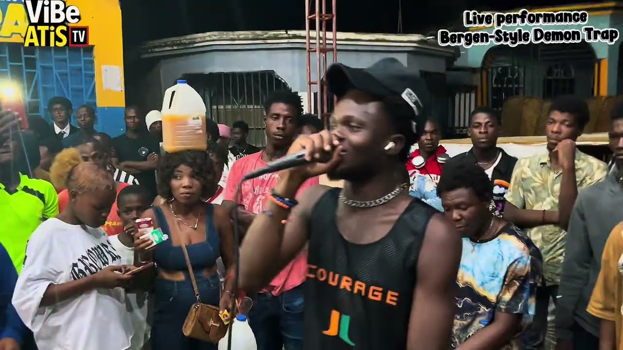 Live Performance Bergen Style Demon Trap Nan Final Ti Poto Lakay Youss aksè. (Nou Manje'l Nan Bando)
