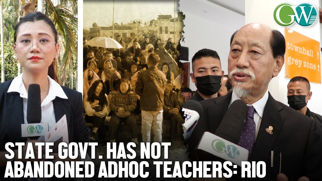 DR. NEIPHIU RIO ON 1,166 ADHOC TEACHERS’ 2015 BATCH; SAYS ‘GOVT. HAS NOT ABANDONED THEM’
