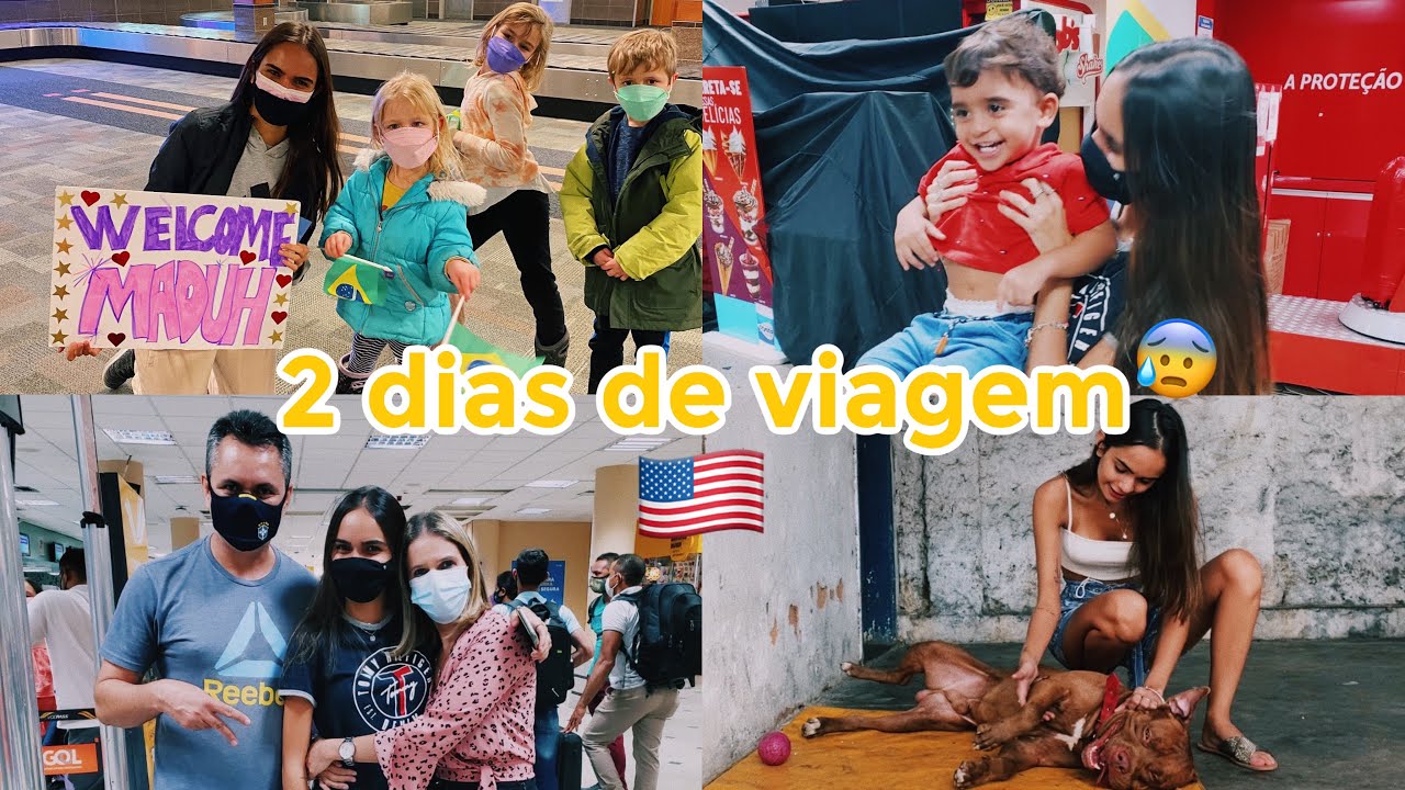 DIA DO EMBARQUE + CHEGANDO NA HOST FAMILY! ❄️🇺🇸💗 - au pair