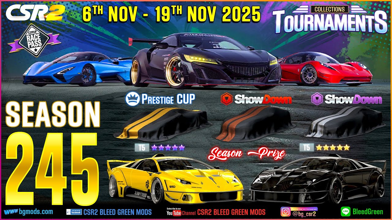 CSR2 | СЕЗОН 245 | ПОЛНАЯ ИНФОРМАЦИЯ!