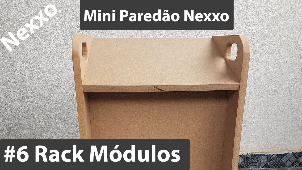 Mini Paredão Nexxo 4 Magnum rex 8 #6 Rack de Módulos