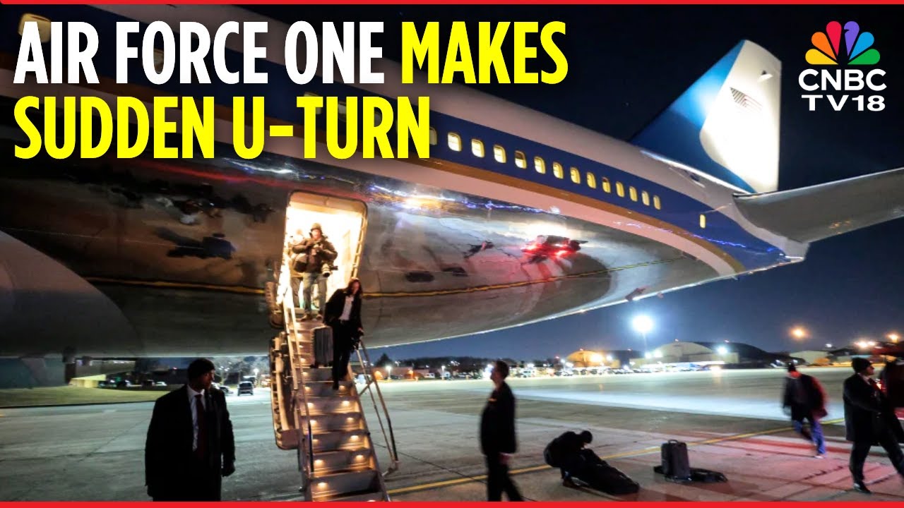 Air Force One Returns To Washington Area Due to Electrical Issue, White House Says | Trump | N18G