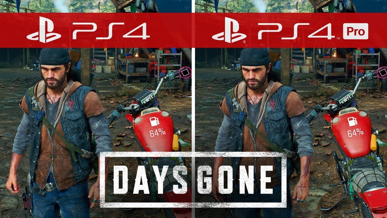 Days Gone Comparison - PS4 vs. PS4 Pro
