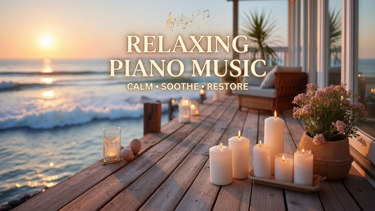 Deep Sleep Music & Relaxing Piano Music | Soothing Ambient Piano for Stress Relief Healing