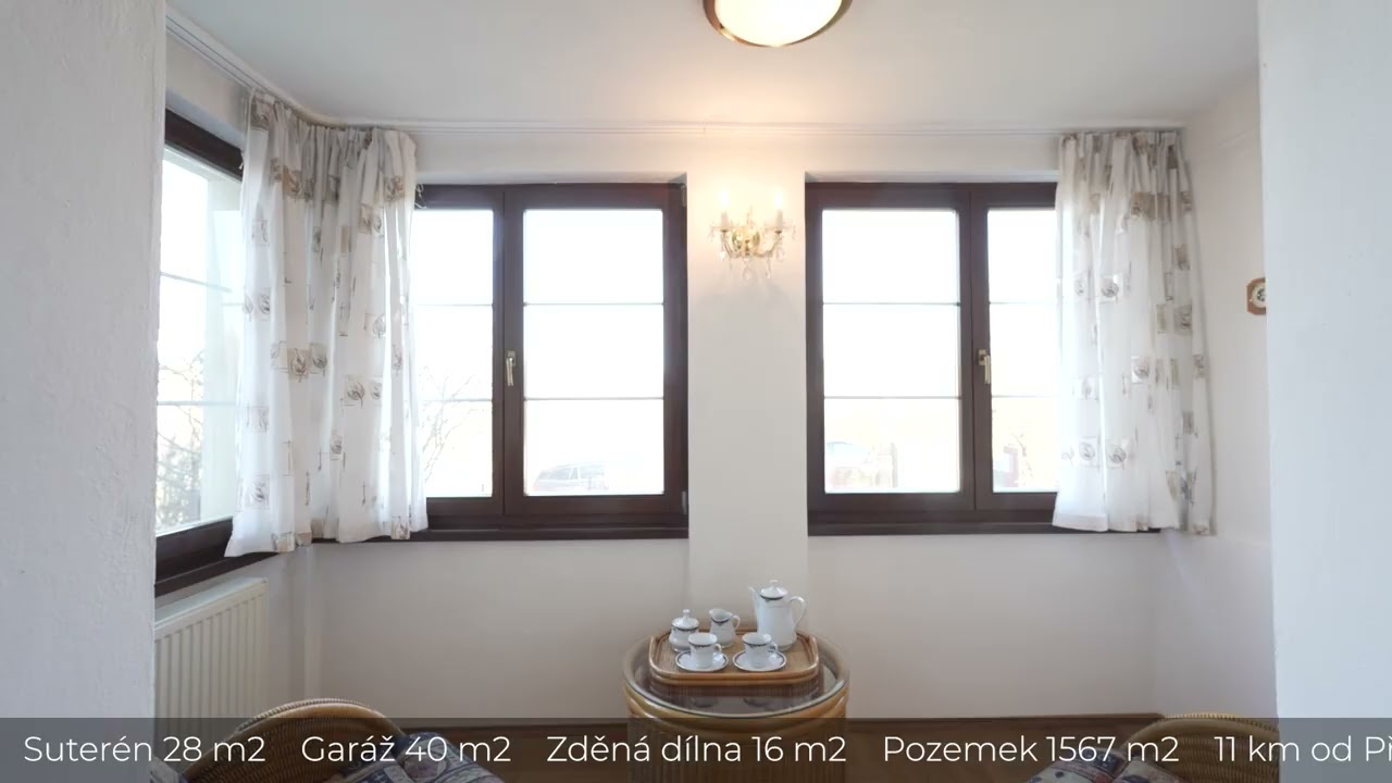 Rodinný dům v brdském údolí v Jincích